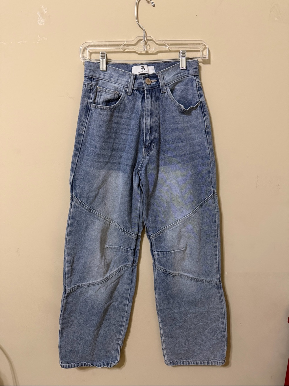 Flying Angel Light Blue Denim barrel leg detailed 1/25 new